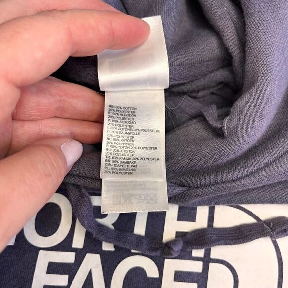 North Face Women's Half Dome Pullover Hoodie Size Medium Lunar Slate Lavender - Picture 7 of 11